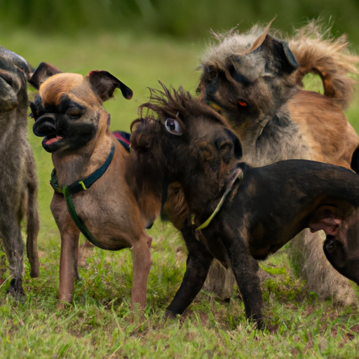 קבוצה של גזעי כלבים קטנים שונים ביחד